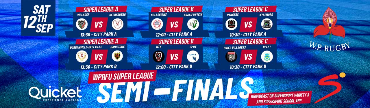 WPRFU Super League Presidents Cup Semi-Finals