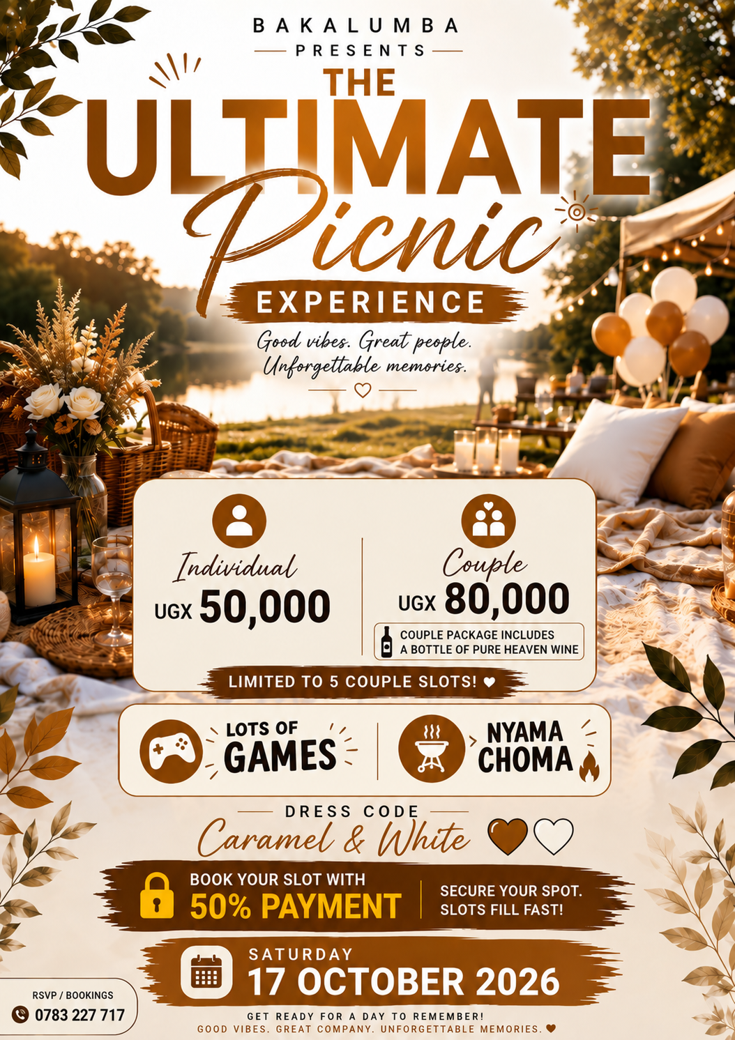 THE ULTIMATE PICNIC EXPERIENCE