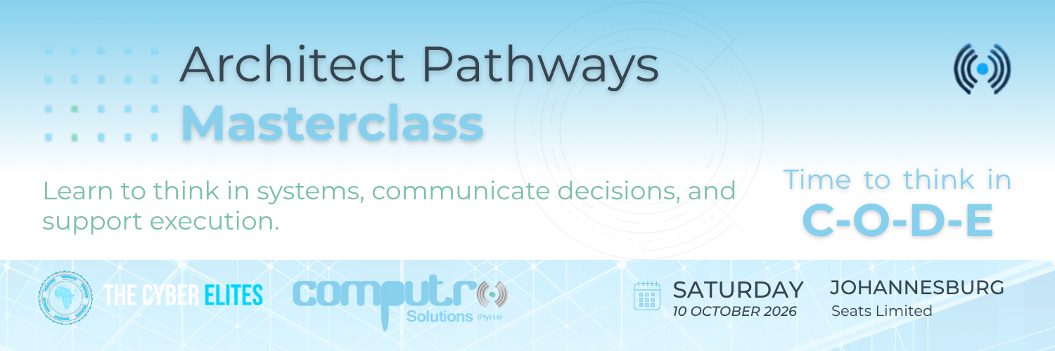 Architect Pathways Masterclass - Johannesburg