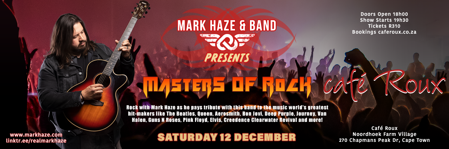 Mark Haze & Band presents Masters of Rock