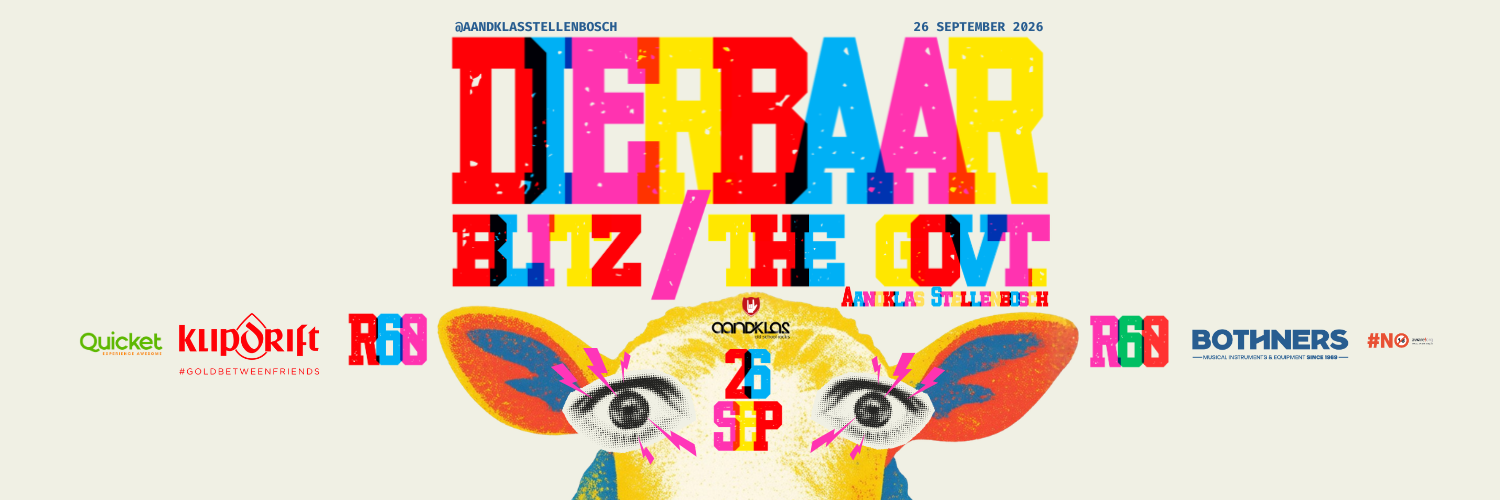 DIERBAAR | BLITZ | THE GOVT. - LIVE at Aandklas Stellenbosch