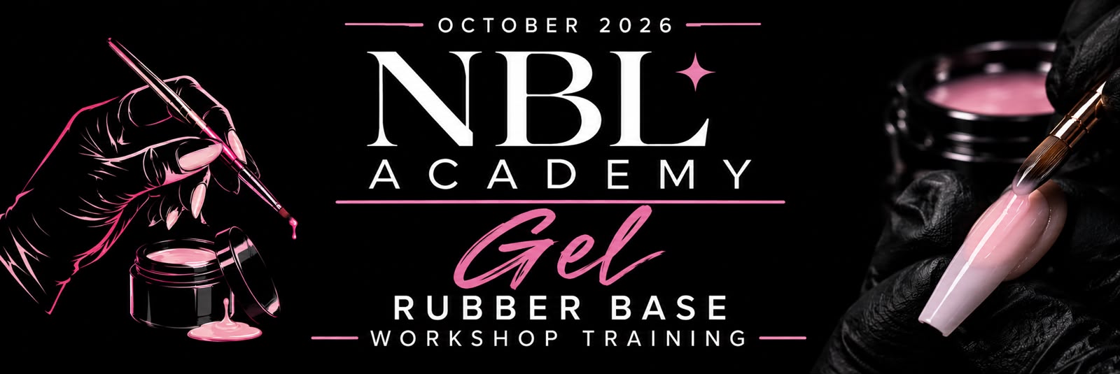 NBL Academy: Beginner Rubber Base Nail Course – Cape Town (2-Day Training Workshop)