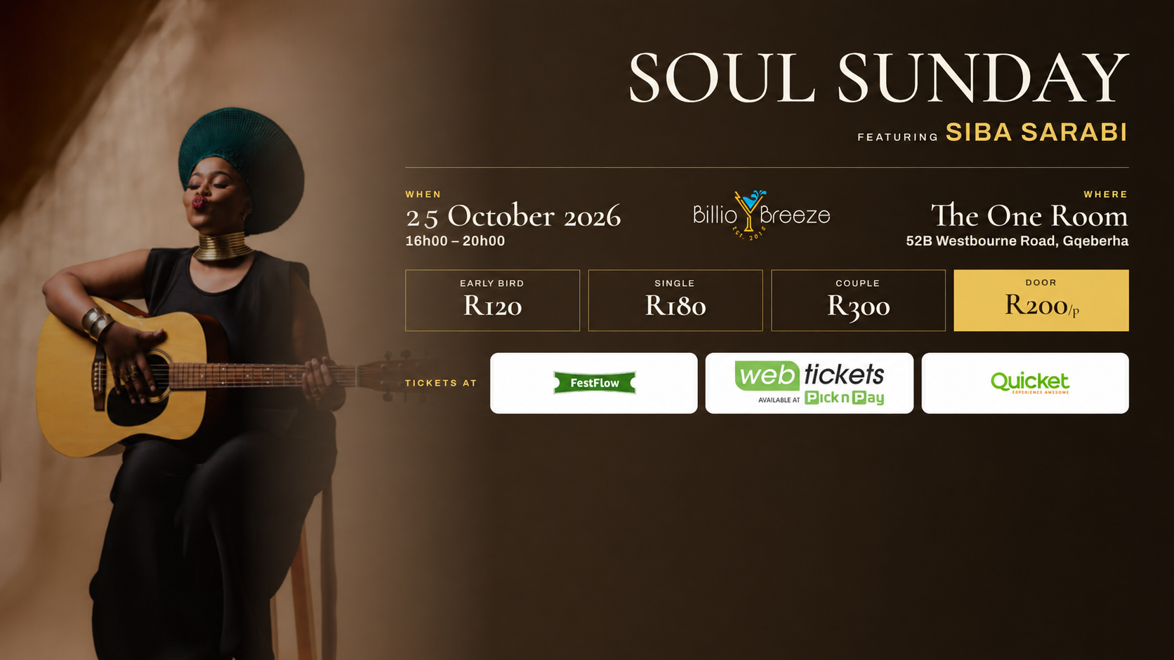 SOUL SUNDAY WITH SIBA SARABI