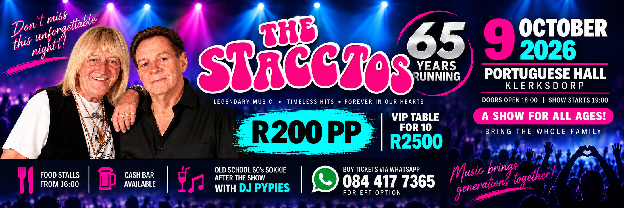 The Staccatos live in Klerksdorp