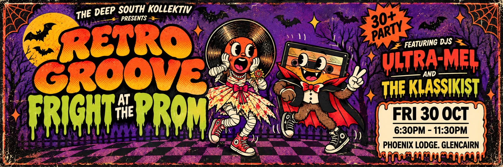 Retro Groove 30+ Party: Fright at the Prom