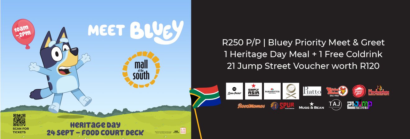 Bluey Comes To Mall of The South