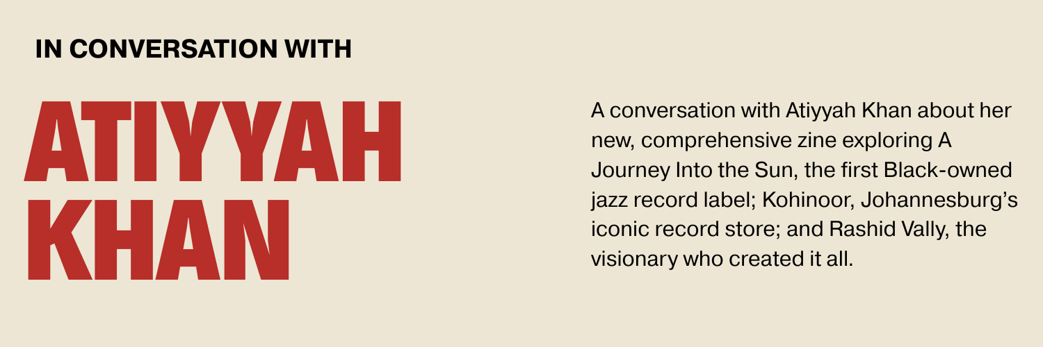 A Conversation with Atiyyah Khan: A Journey Into The Sun