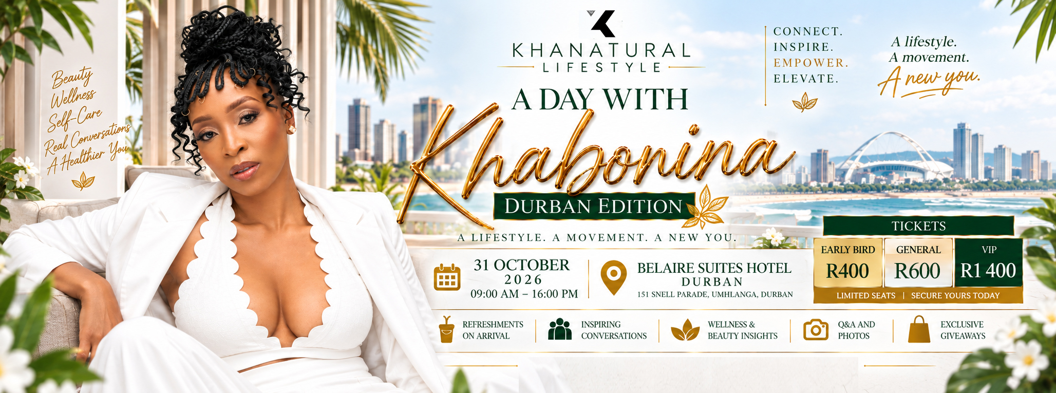 Khanatural Lifestyle - A Day with Khabonina (Durban Edition)