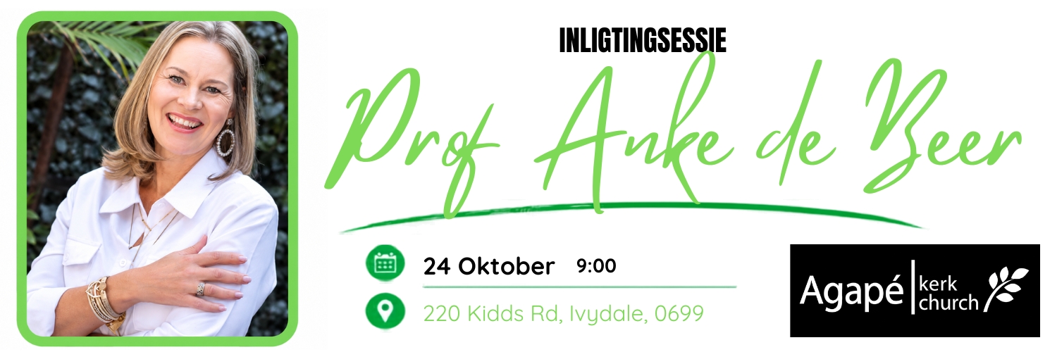 Prof Anke de Beer in Polokwane
