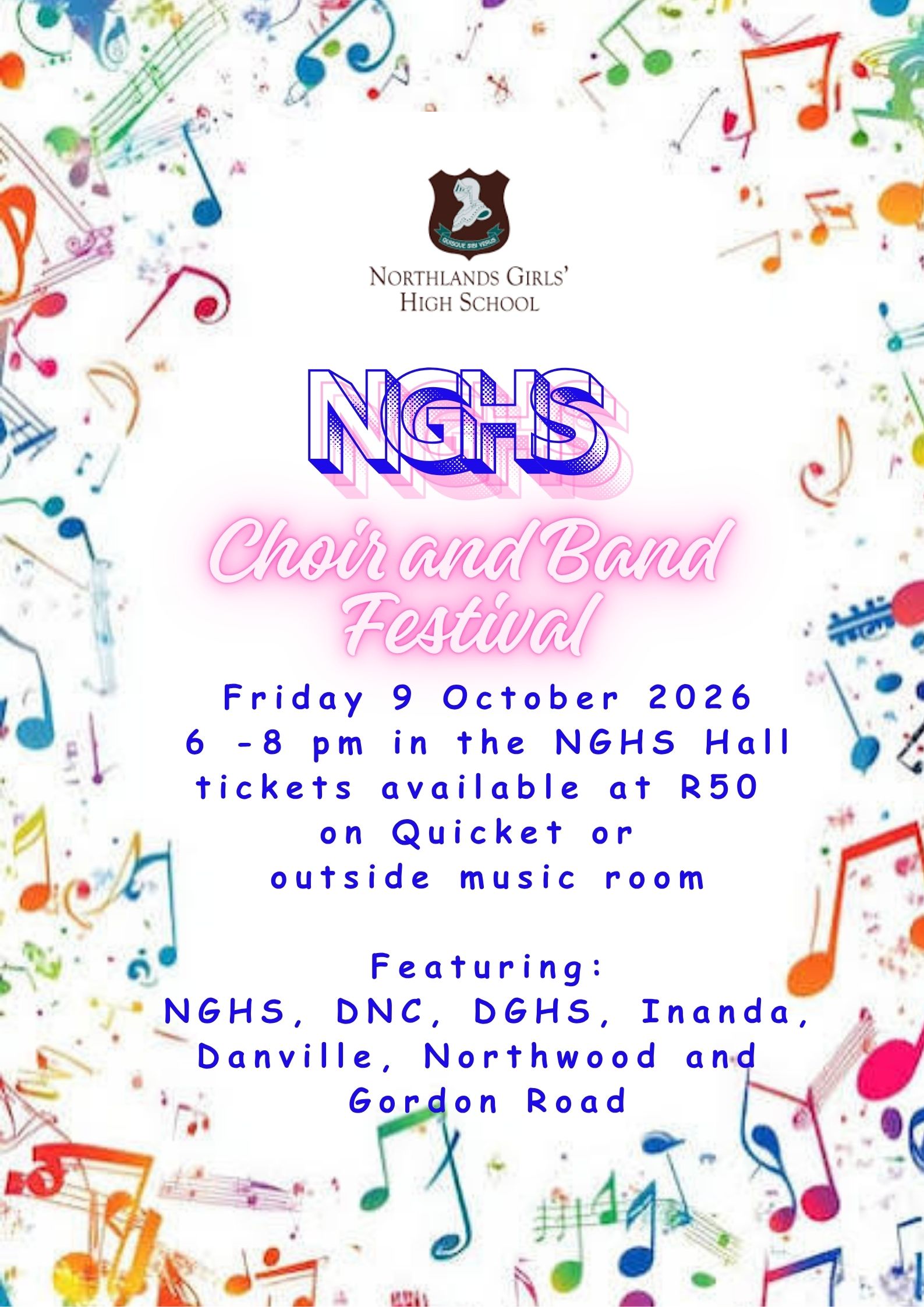 Northlands Girls' High School Choir and Band Festival