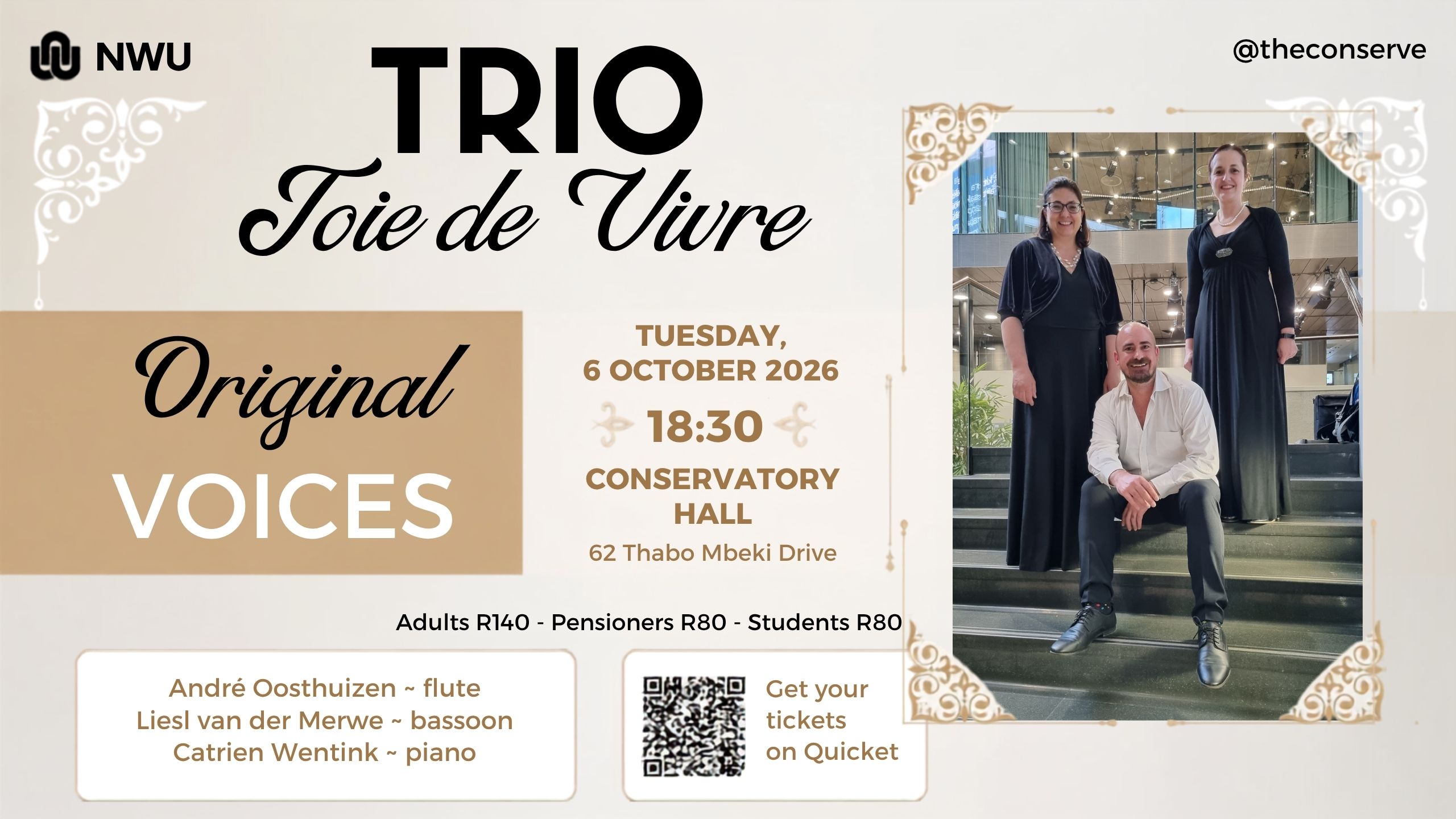 Trio Joie de Vivre: Original Voices