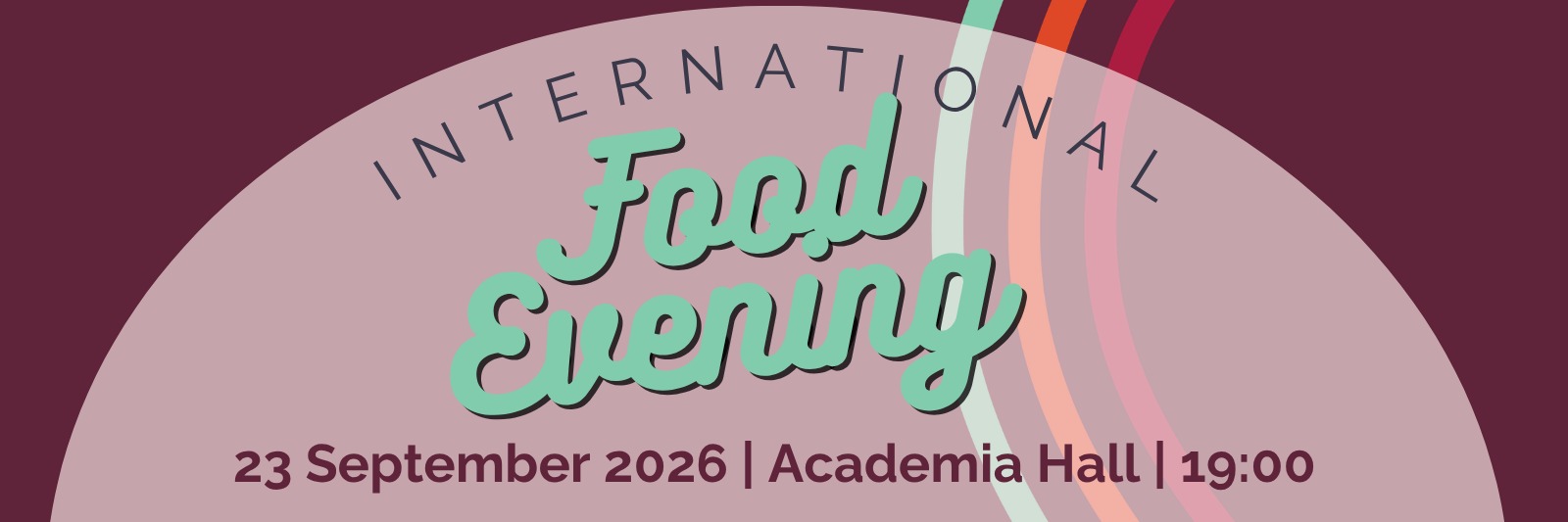 International Food Evening 23 September 2026