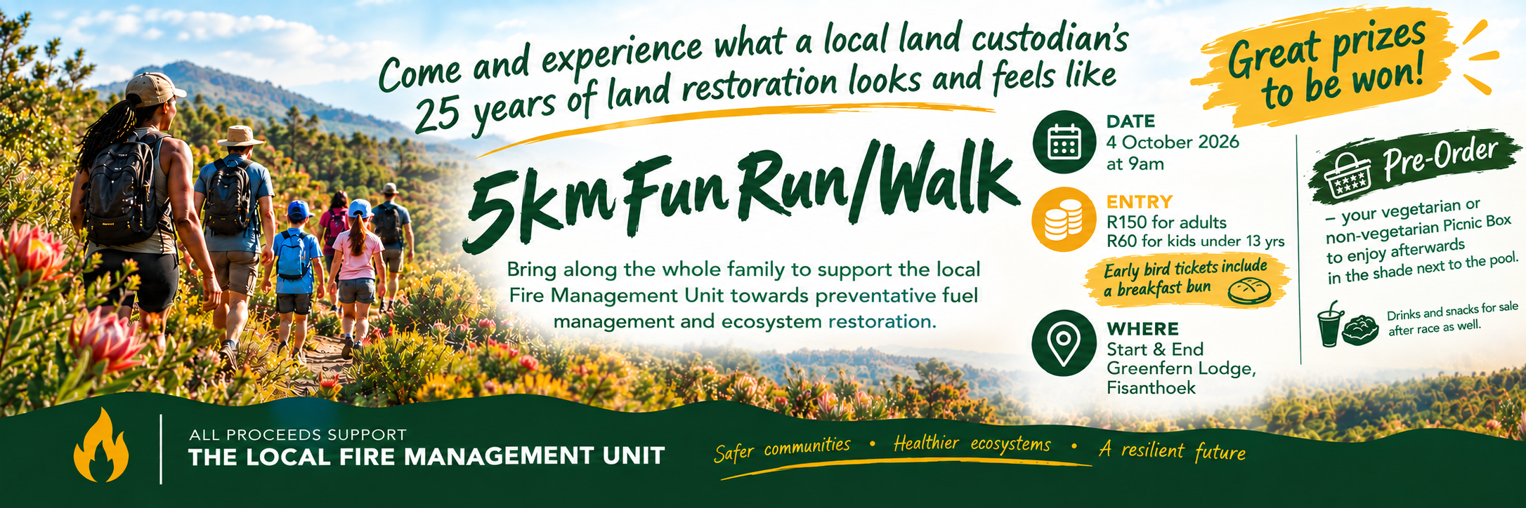 5km Fun Run/Walk in Fisanthoek