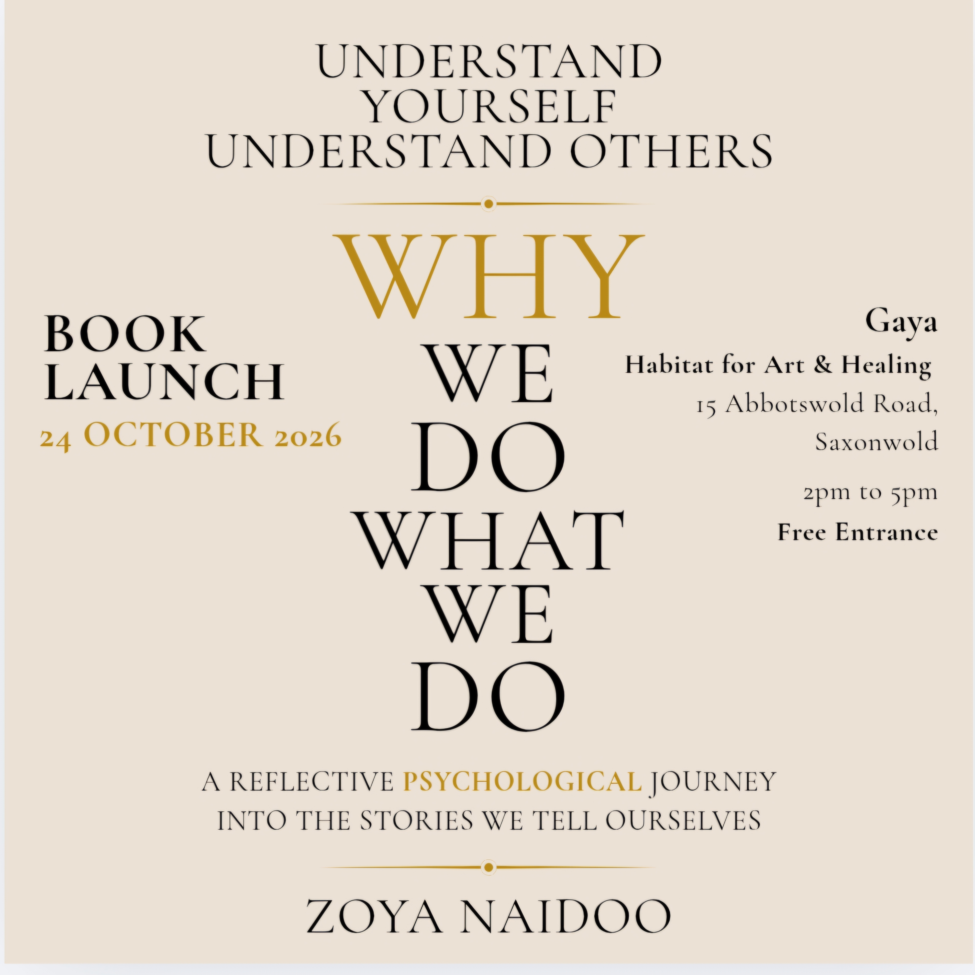 WHY WE DO WHAT WE DO