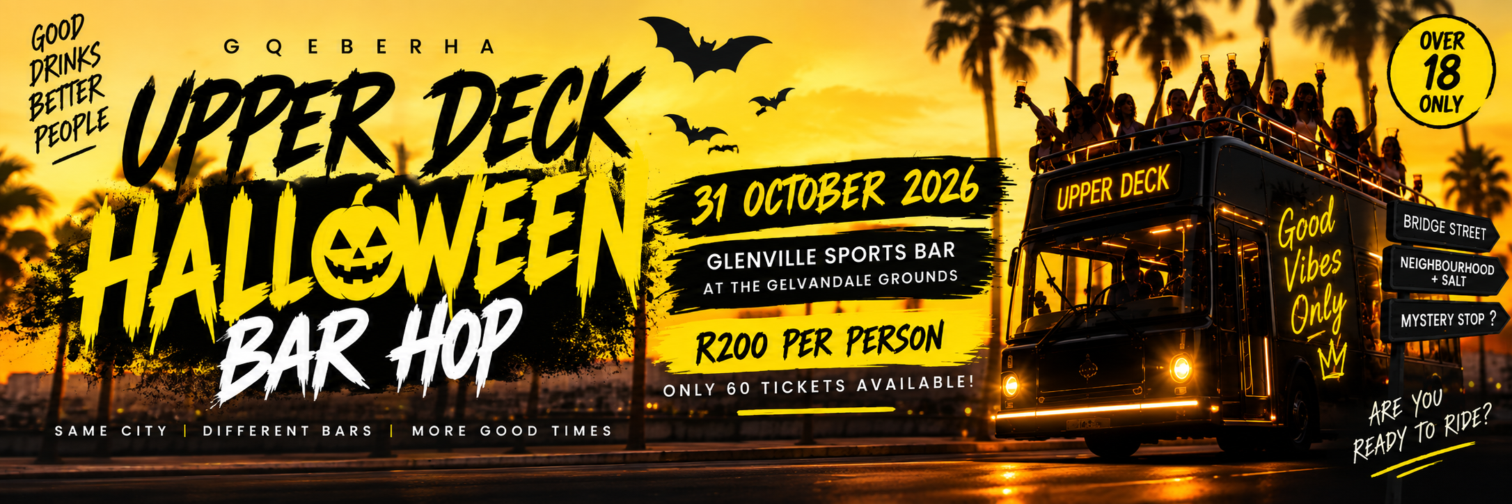 UPPER DECK HALLOWEEN BAR HOP