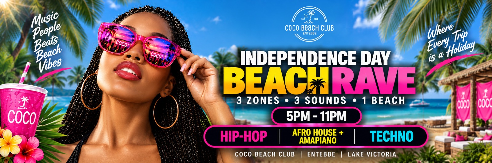 INDEPENDENCE DAY BEACH RAVE