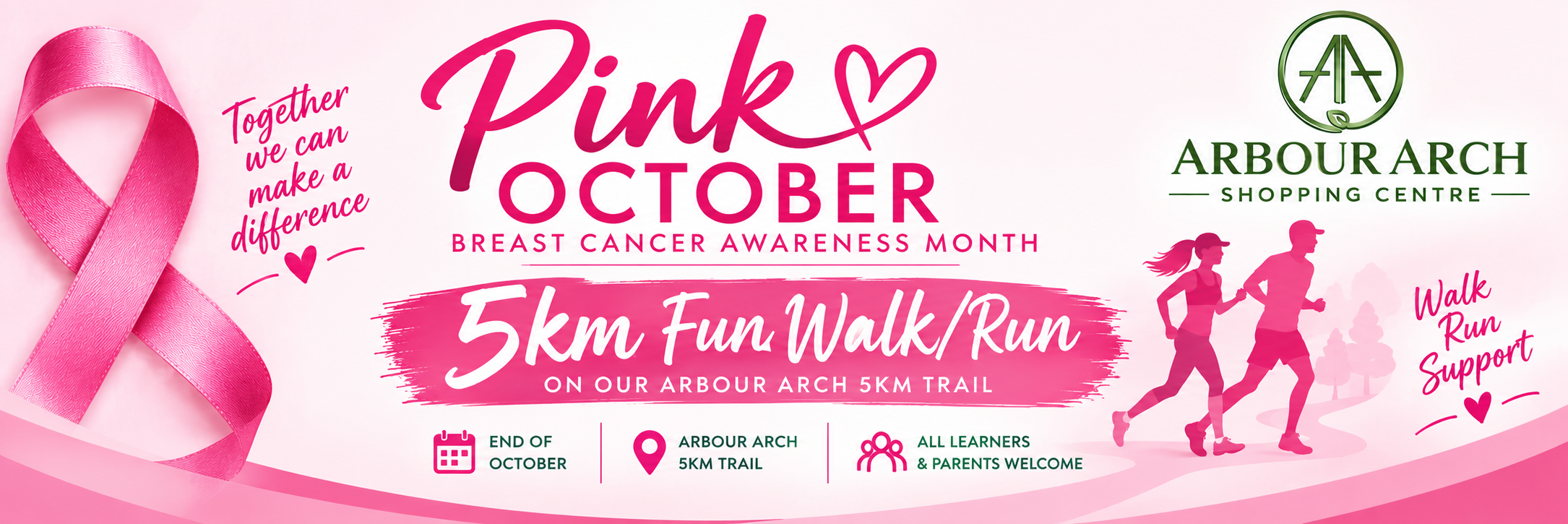 Pink October 2026 - Breast Cancer Awareness Fun Walk/Run