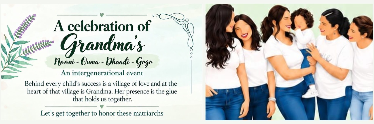 A Celebration of Grandma's: An intergenerational event