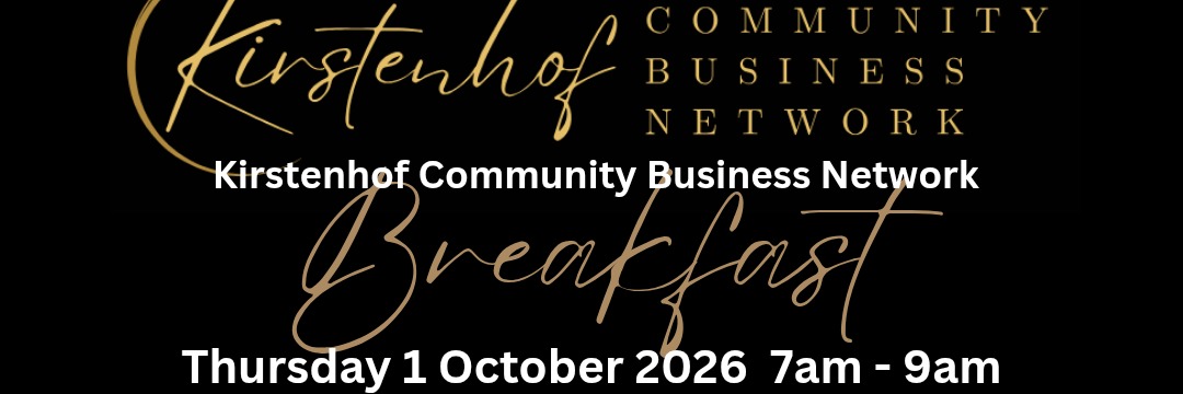 Kirstenhof Community Business Network Breakfast - 1 October 2026