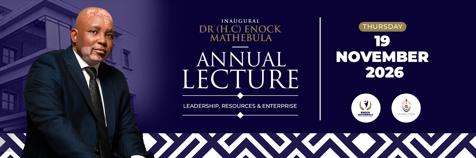 Inaugural Dr (H.C) Enock Mathebula Annual Lecture