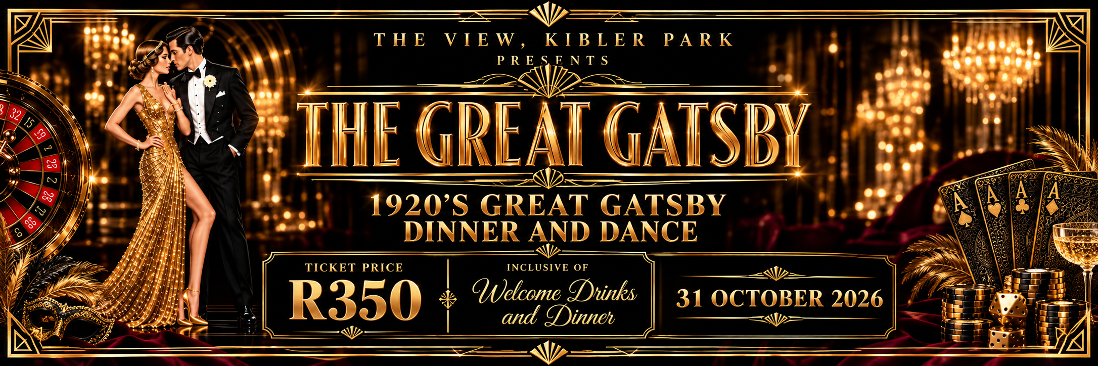 1920s Great Gatsby Dinner and Dance