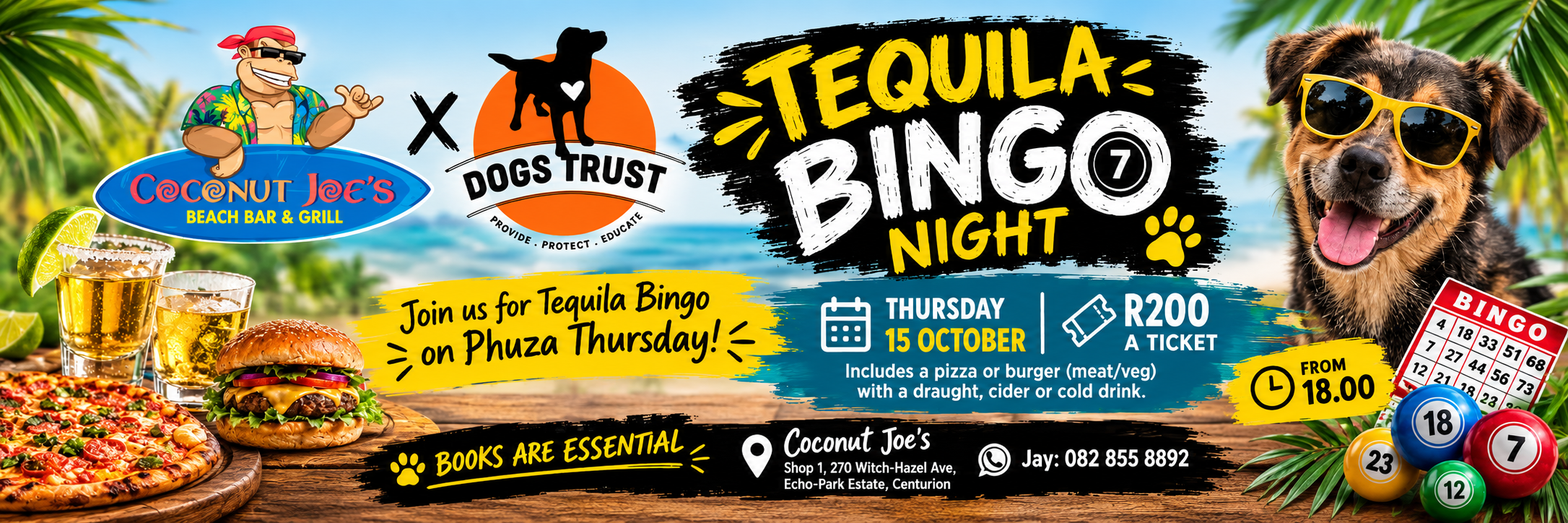 Tequila Bingo night