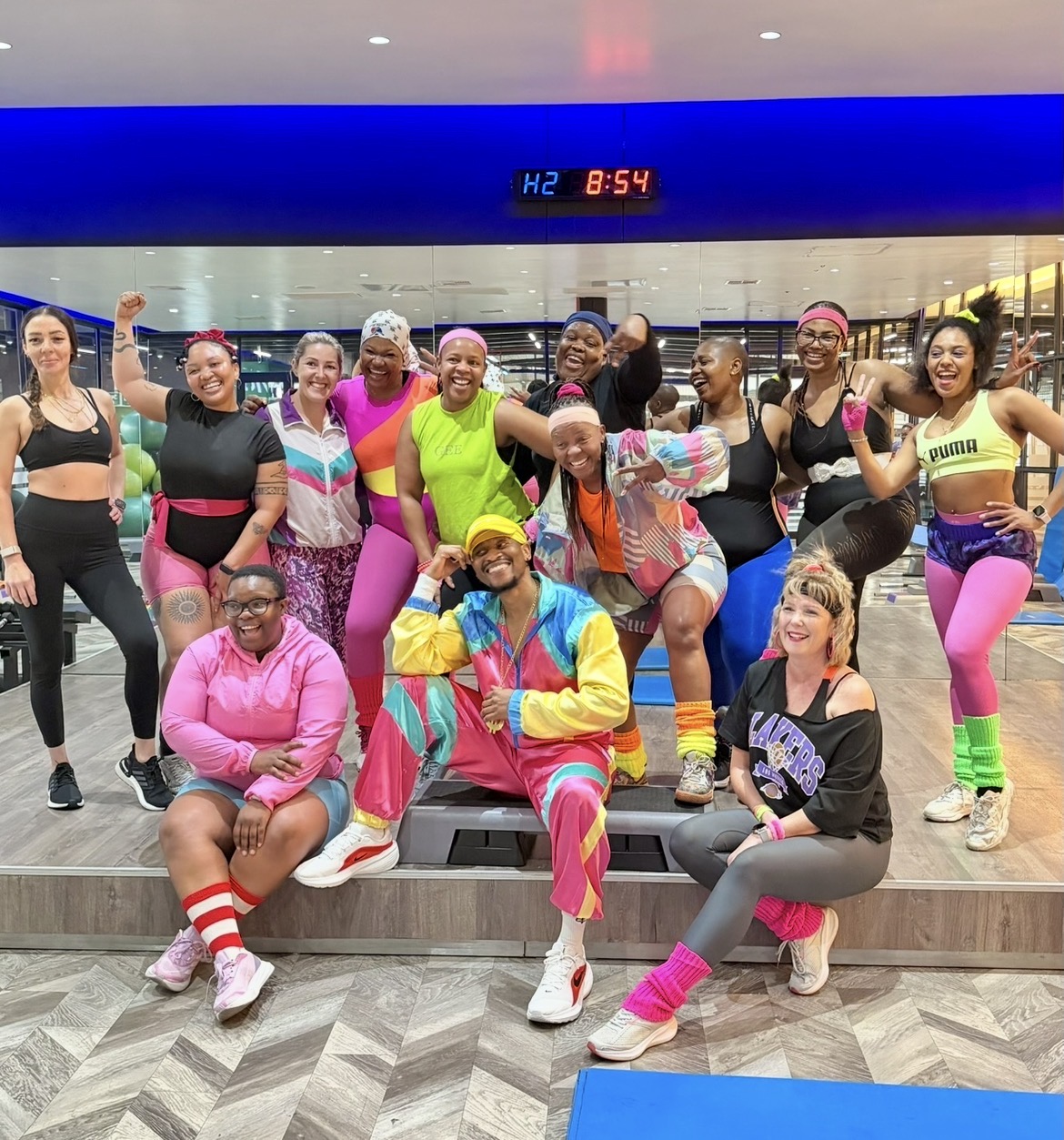 Hip-Hop Step Aerobics with Trey 80s Theme | Midrand
