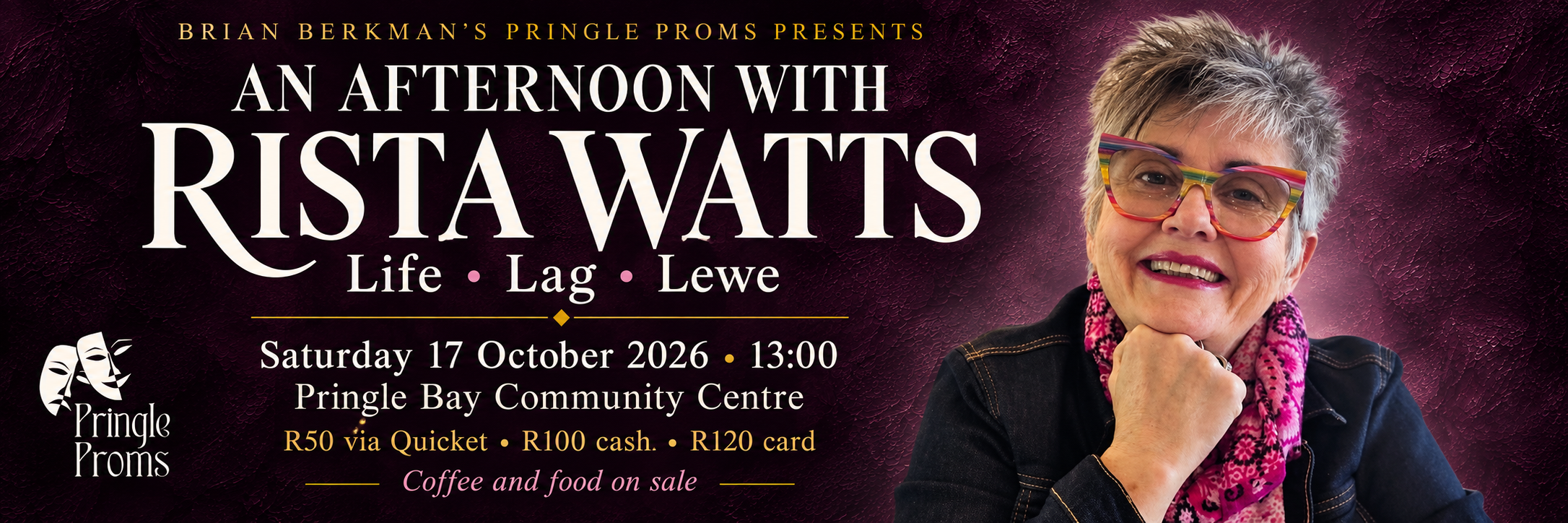 Rista Watts performs in Pringle Bay. R50!
