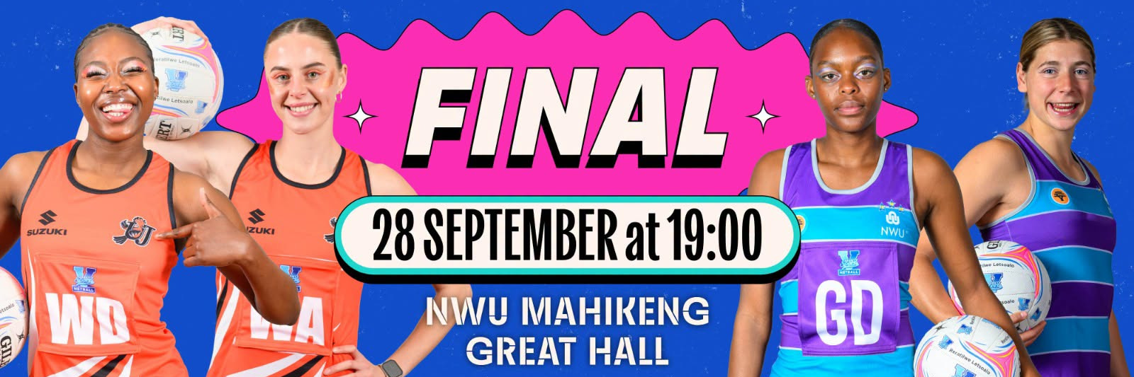 Varsity Netball Final - 28 September 2026 - NWU Eagles vs UJ - NWU Mahikeng Campus