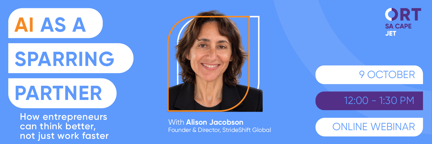 AI as a Sparring Partner: How Entrepreneurs Can Think Better, Not Just Work Faster | Webinar