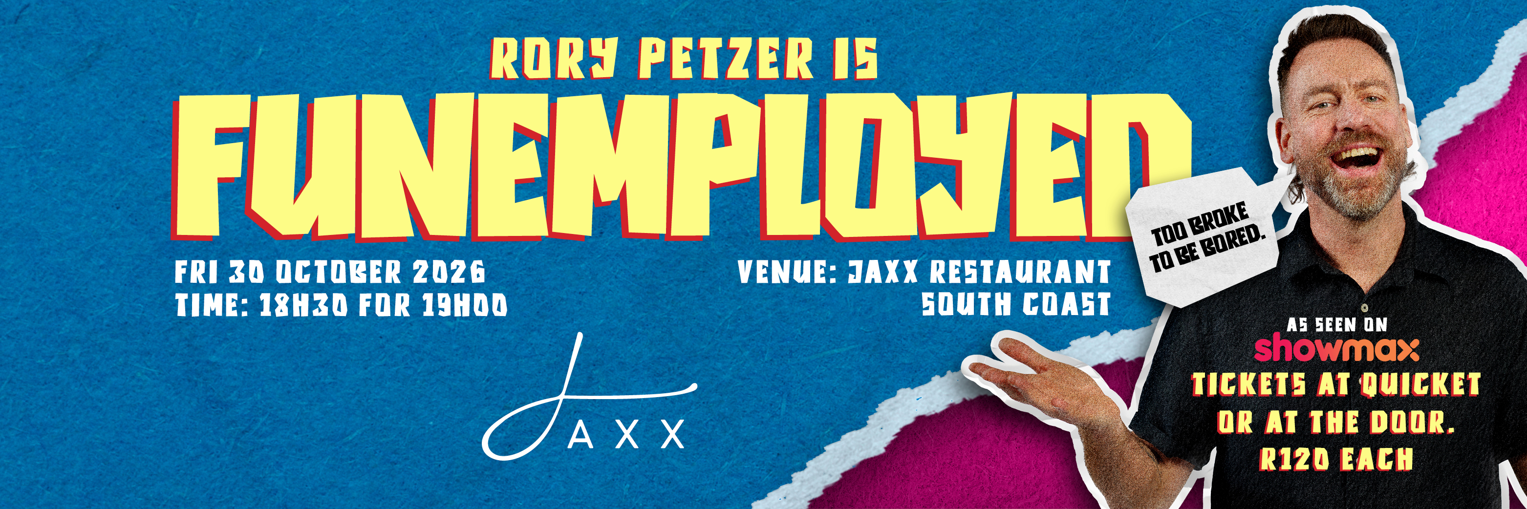 Rory Petzer is FunEmployed