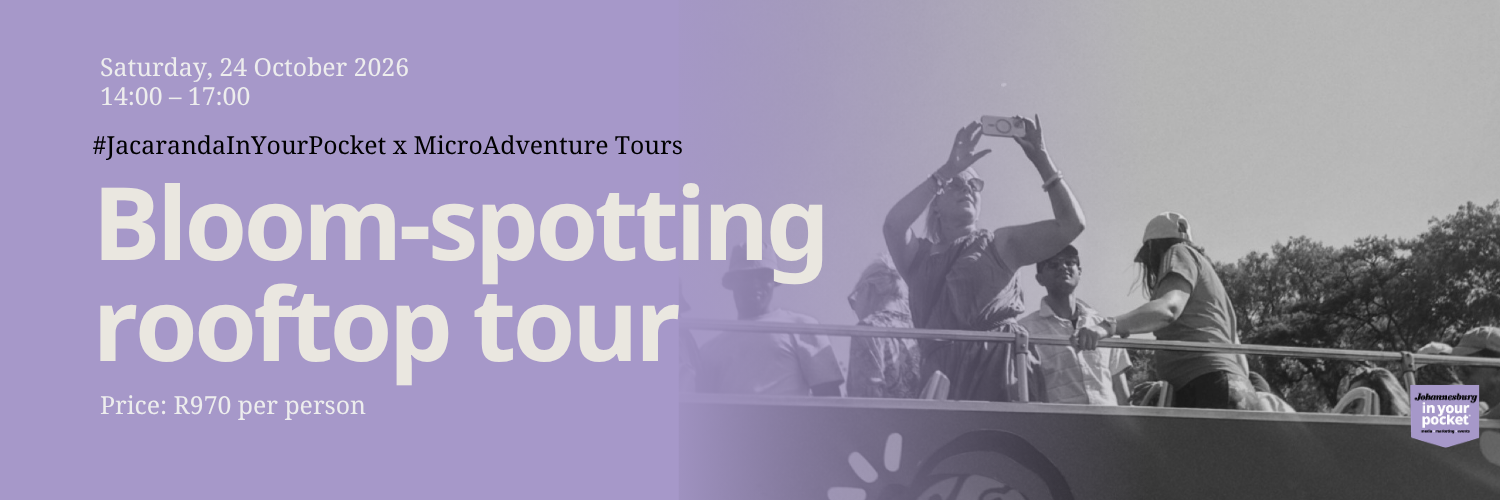 #JacarandaInYourPocket x MicroAdventure Tours bloom-spotting rooftop tour