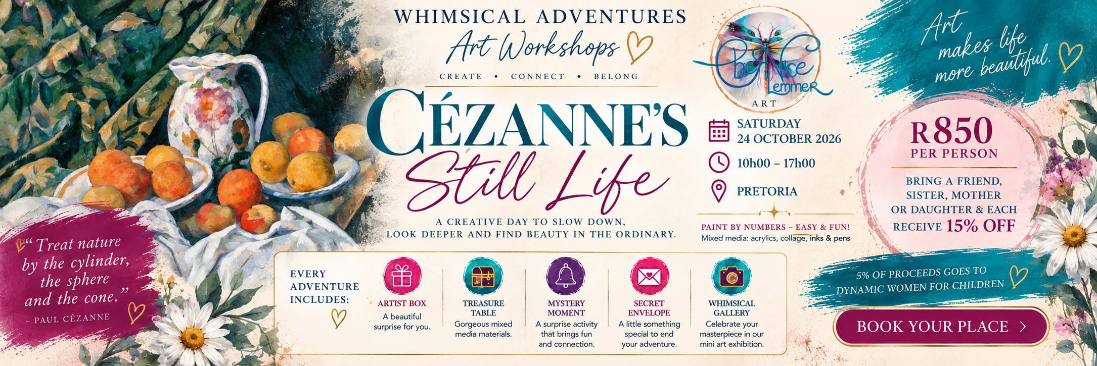 Cezanne’s Still Life with your Whimsical