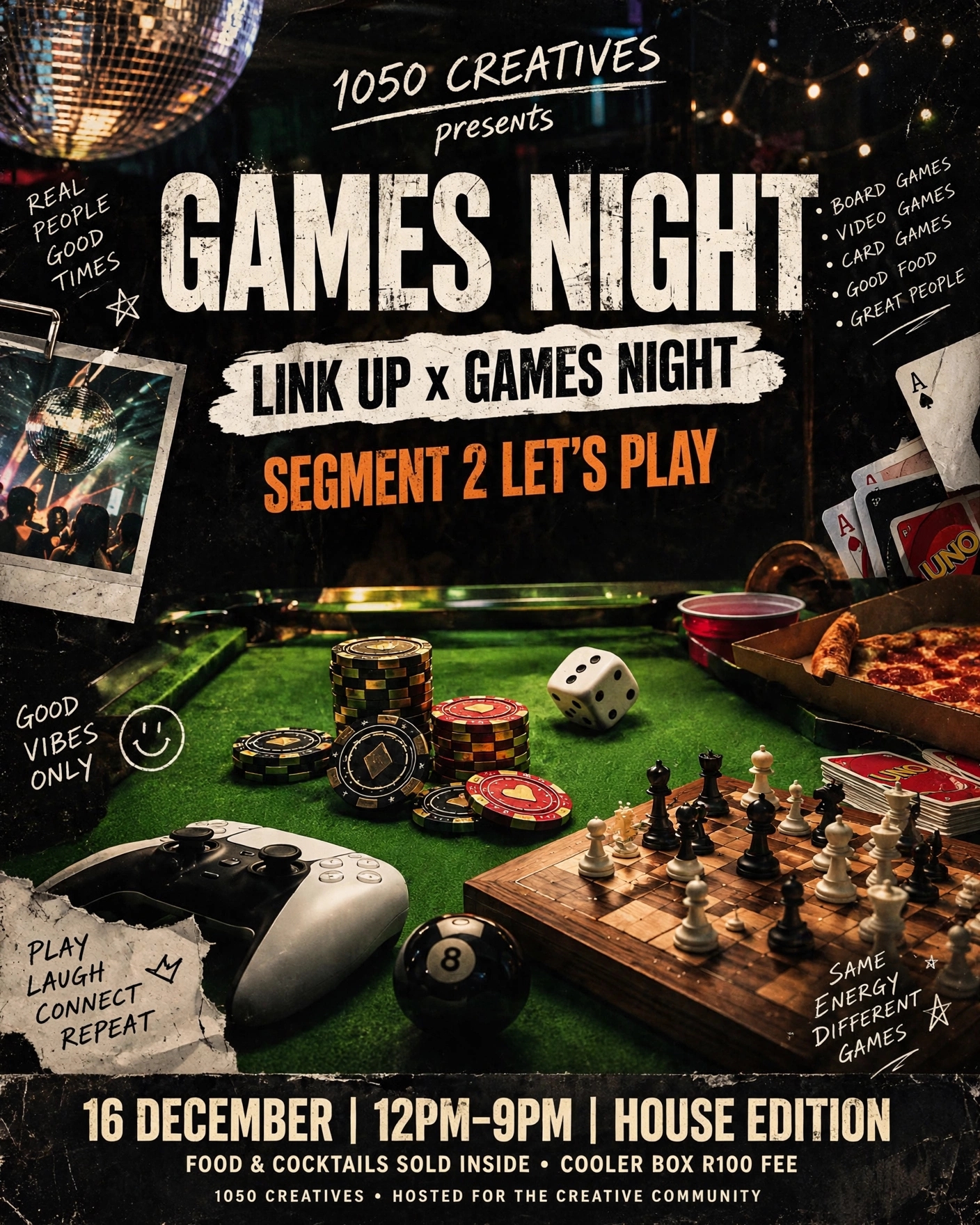 1050creatives Link Up x Games Night