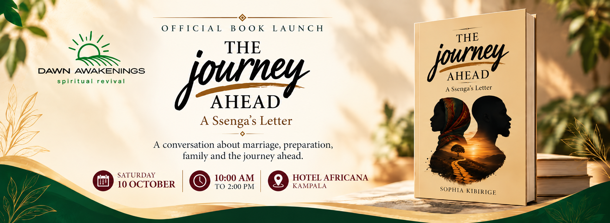 THE JOURNEY AHEAD A Ssenga’s Letter — Official Book Launch