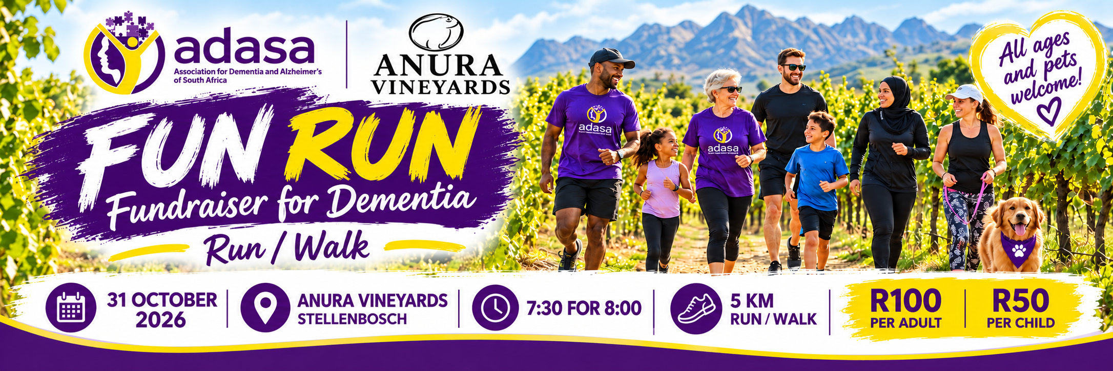 Purple Vines Fun Run - Dementia Awareness
