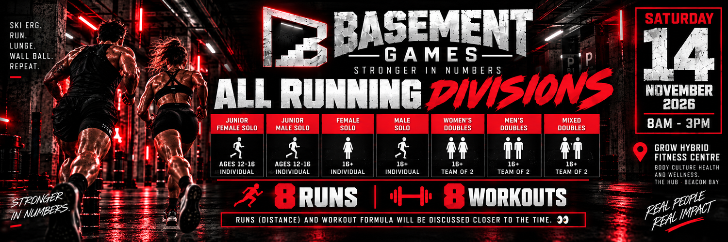 Basement games 8 runs/workout stations