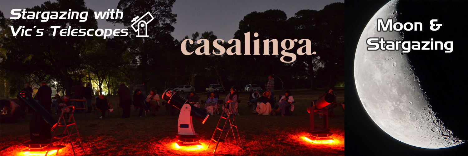 Moon & Stargazing with Vic's Telescopes @ Casalinga