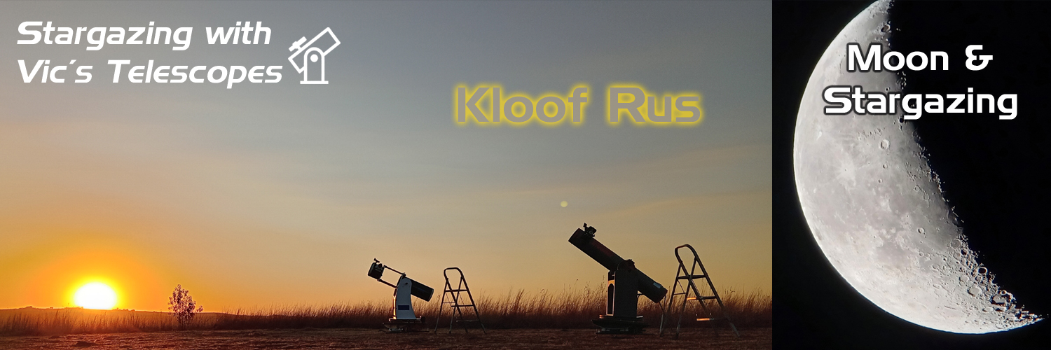 Moon & Stargazing with Vic's Telescopes @ Kloof Rus