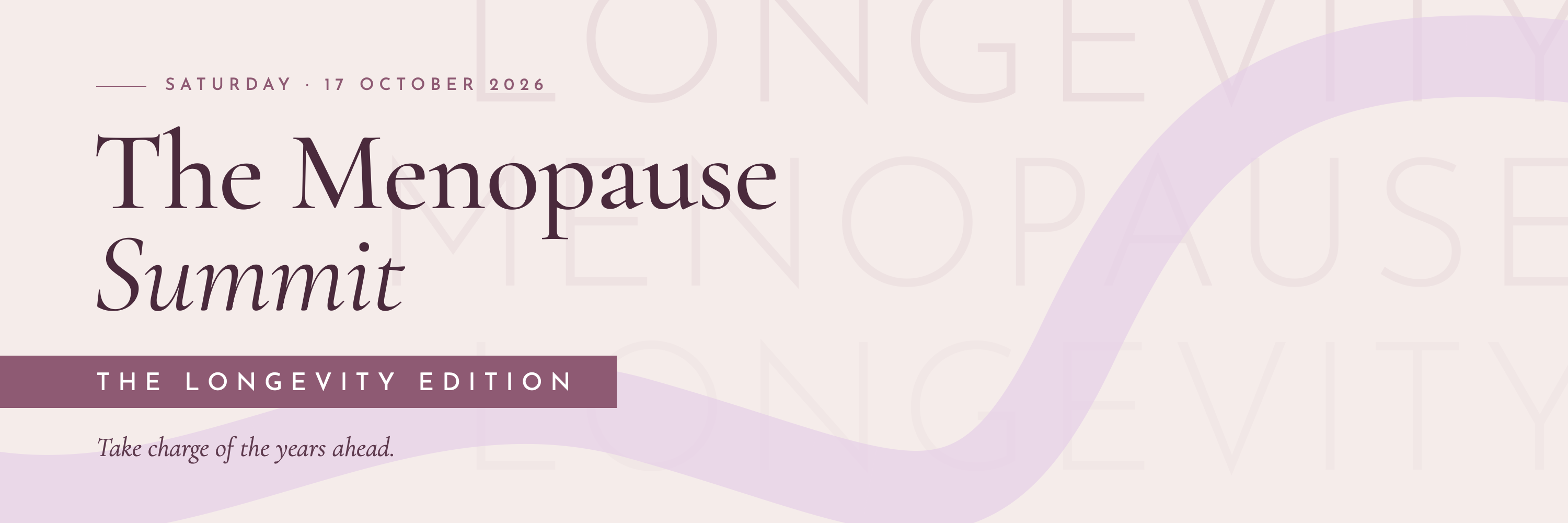 The Menopause Summit: Longevity Edition