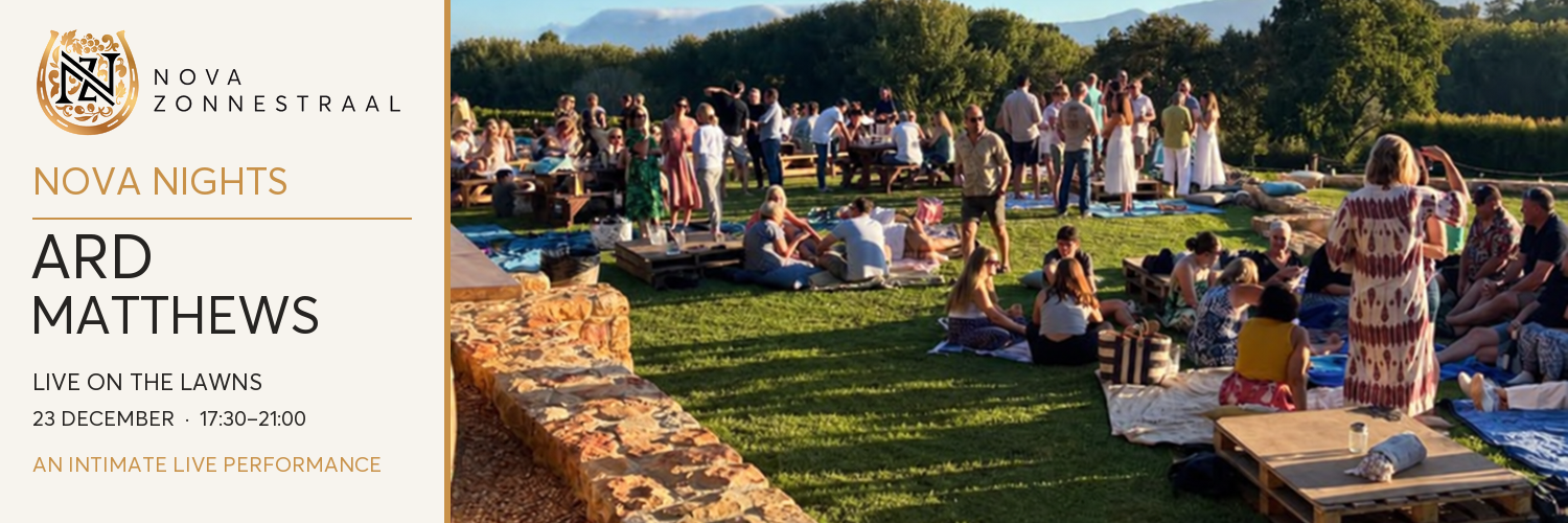 Nova Nights presents Ard Matthews — Live on the Lawns