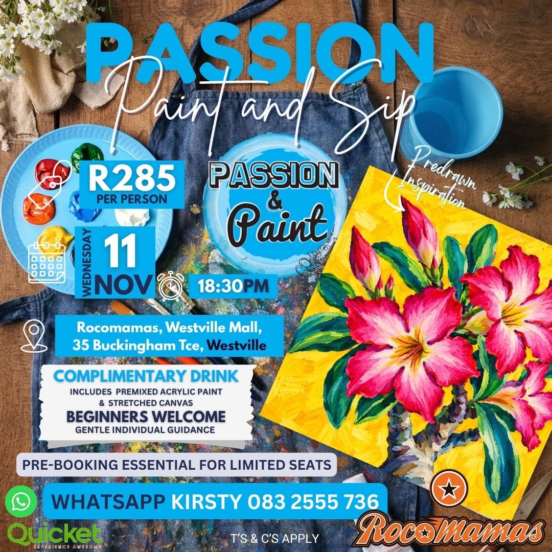 Passion Paint and Sip - Impala Lily
