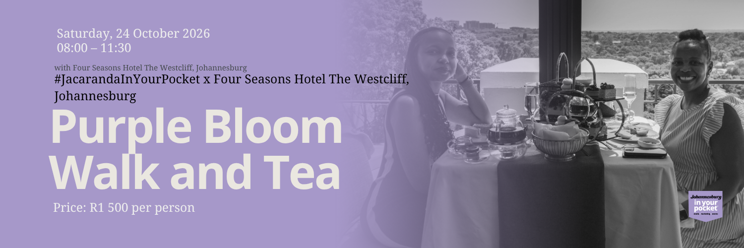 #JacarandaInYourPocket x Four Seasons Purple Bloom Walk and Tea (Saturday)