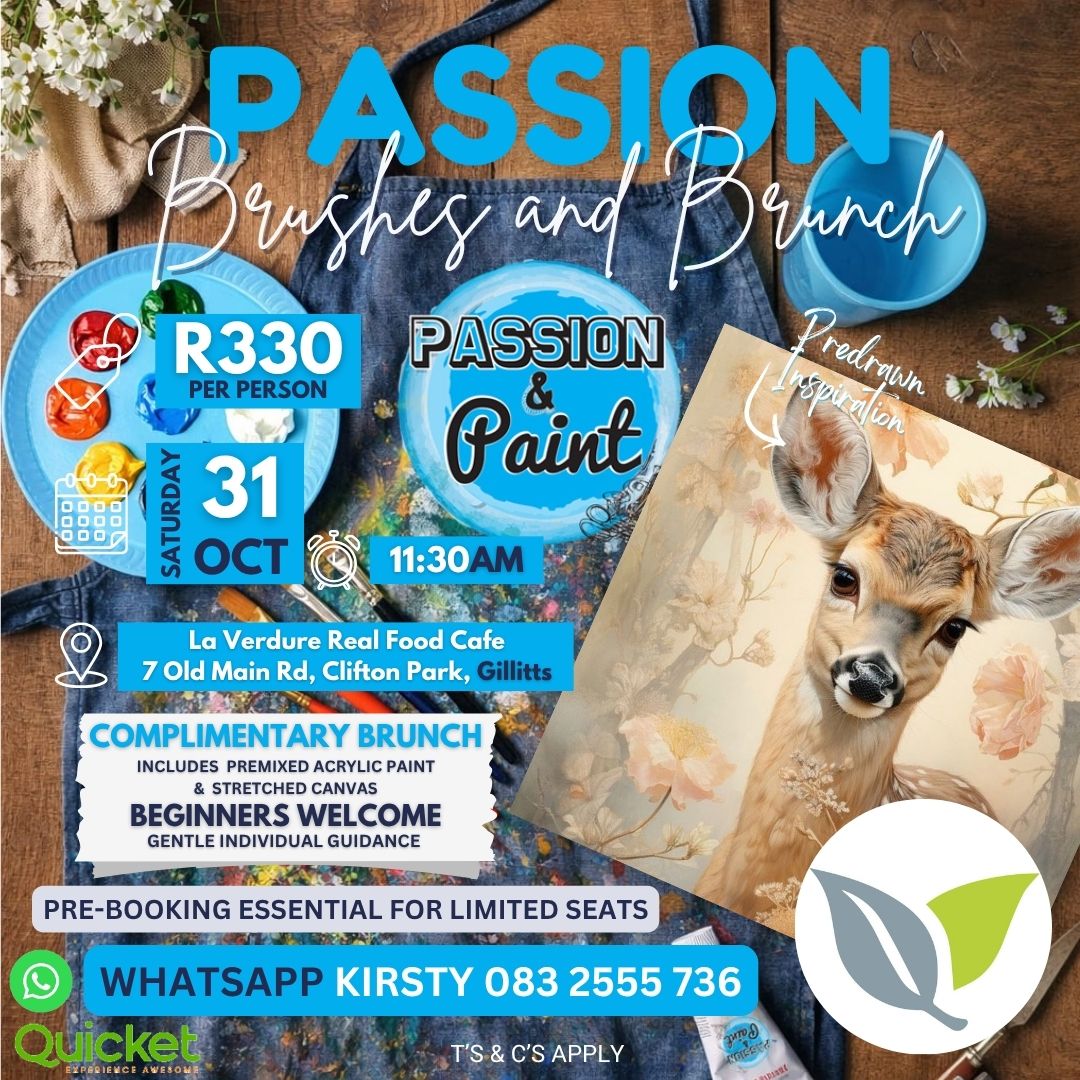 Passion Brushes and Brunch - Oh deer