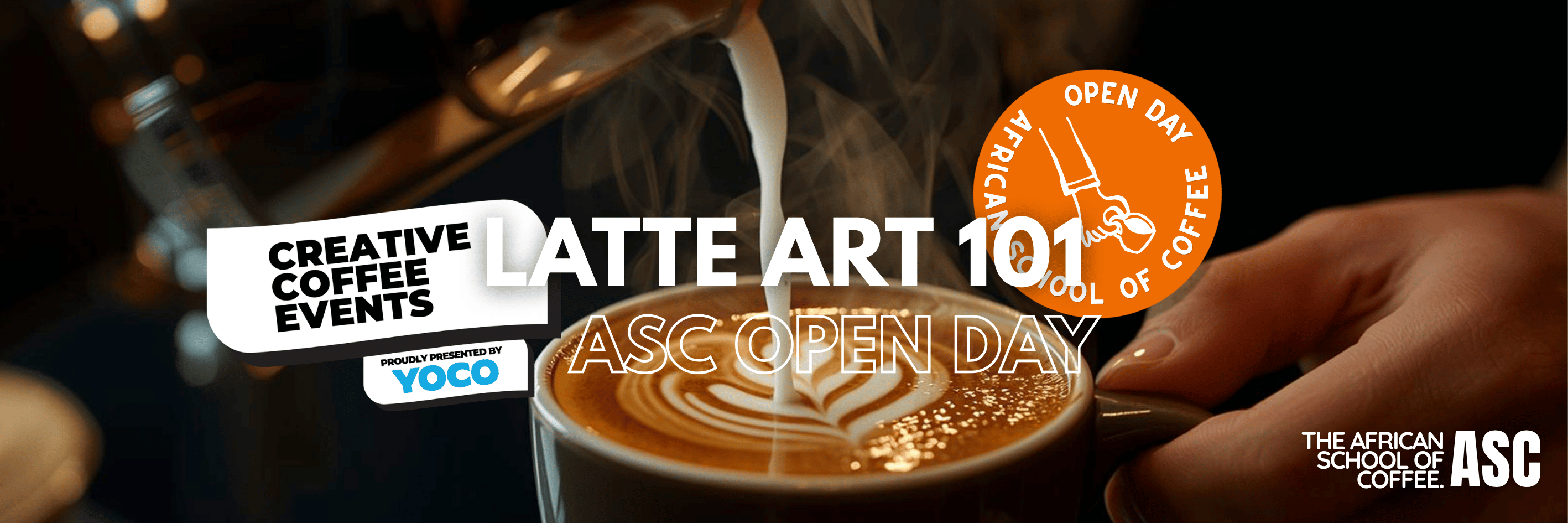 ASC OPEN DAY | FREE COURSES | LATTE ART 101