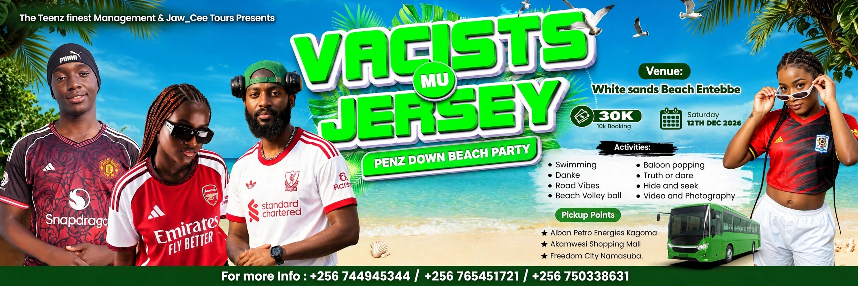 VACISTS MU JERSEY PENS DOWN BEACH PARTY