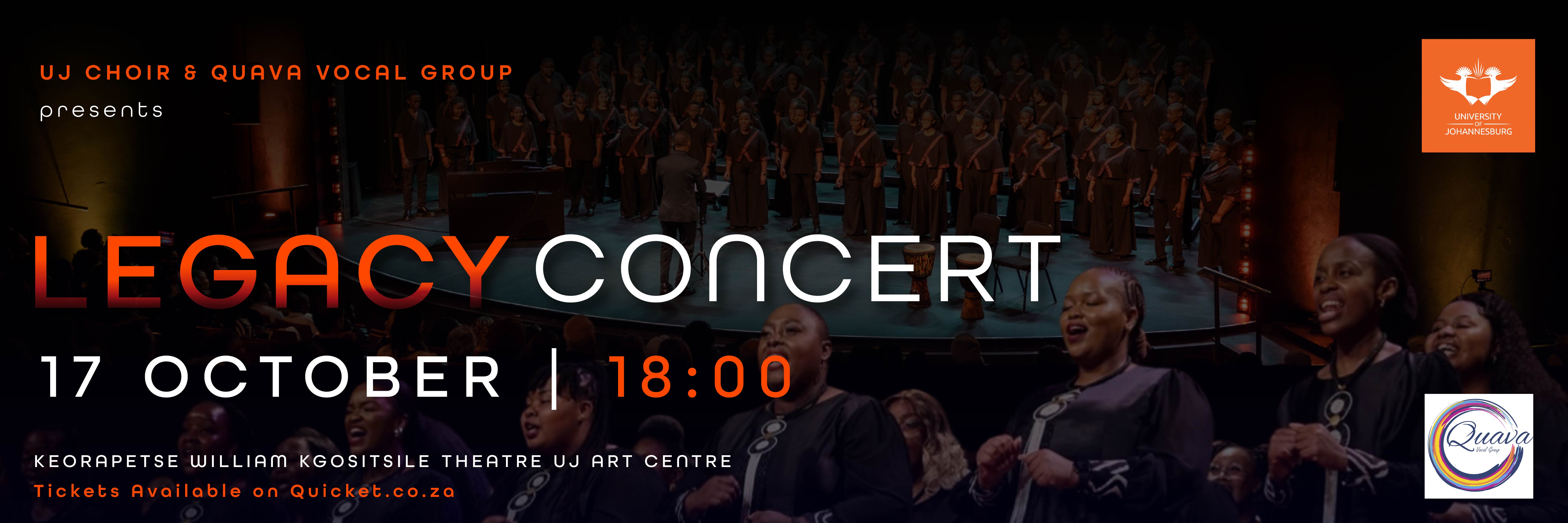Legacy Concert: University of Johannesburg Choir Quava Vocal Group