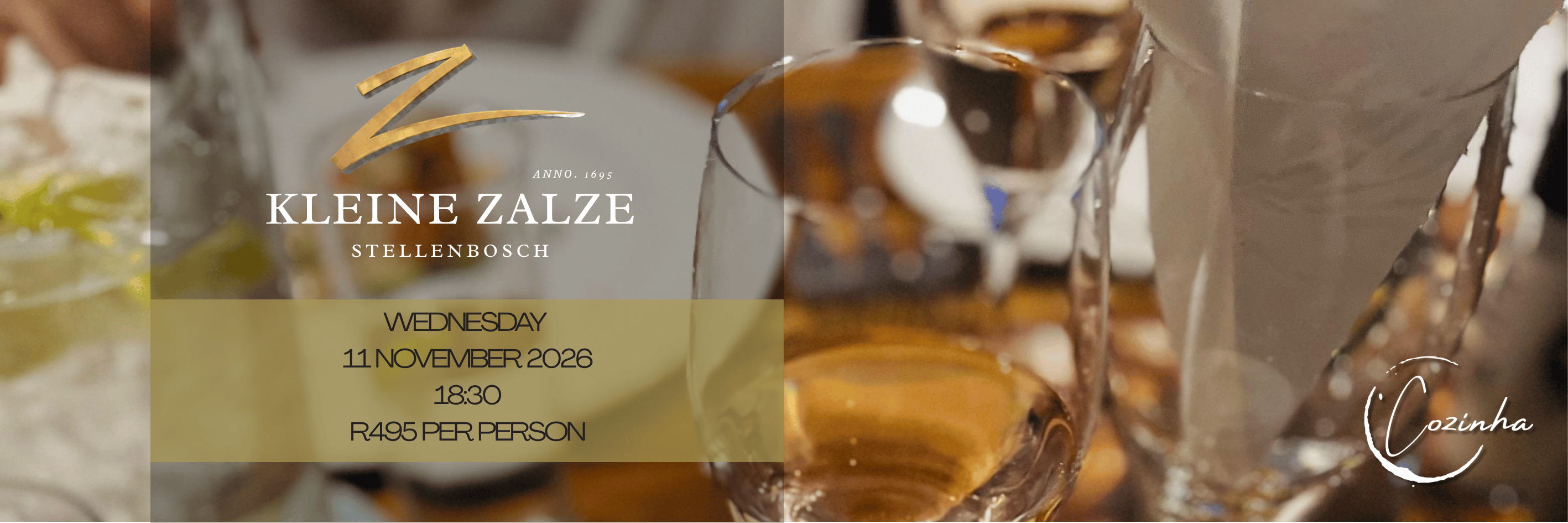 Cozinha Kleine Zalze Wine Dinner