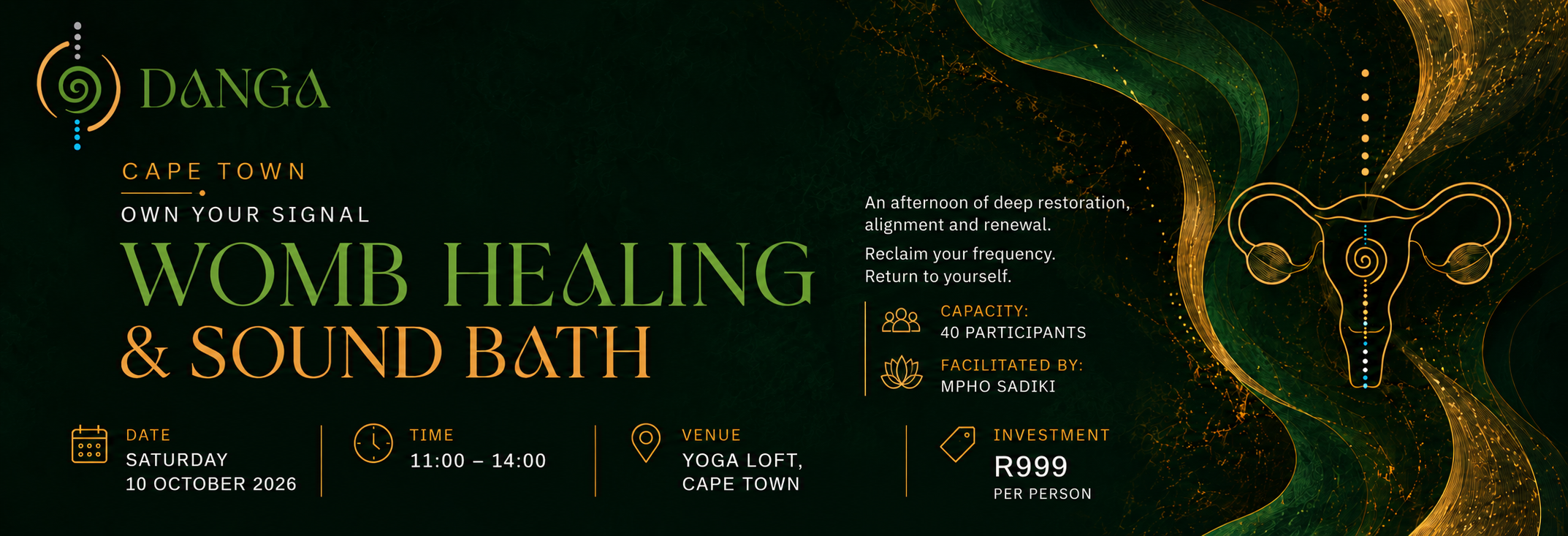 Own Your Signal: Womb Healing: Cape Town