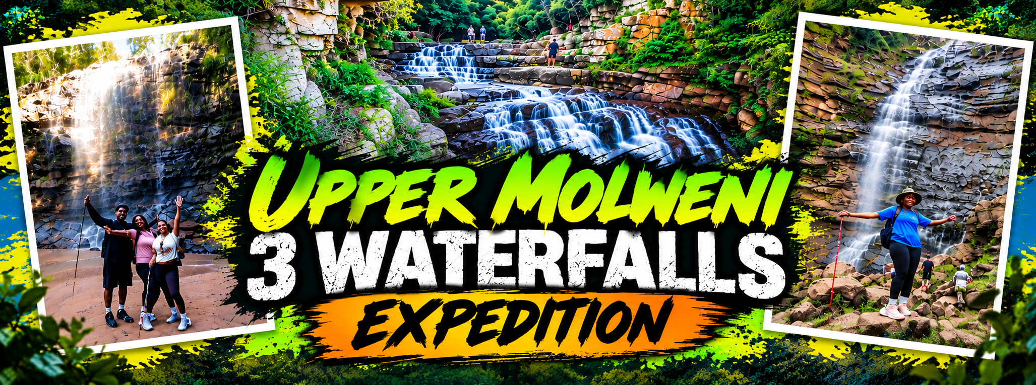 Upper Molweni 3 Waterfalls Expedition